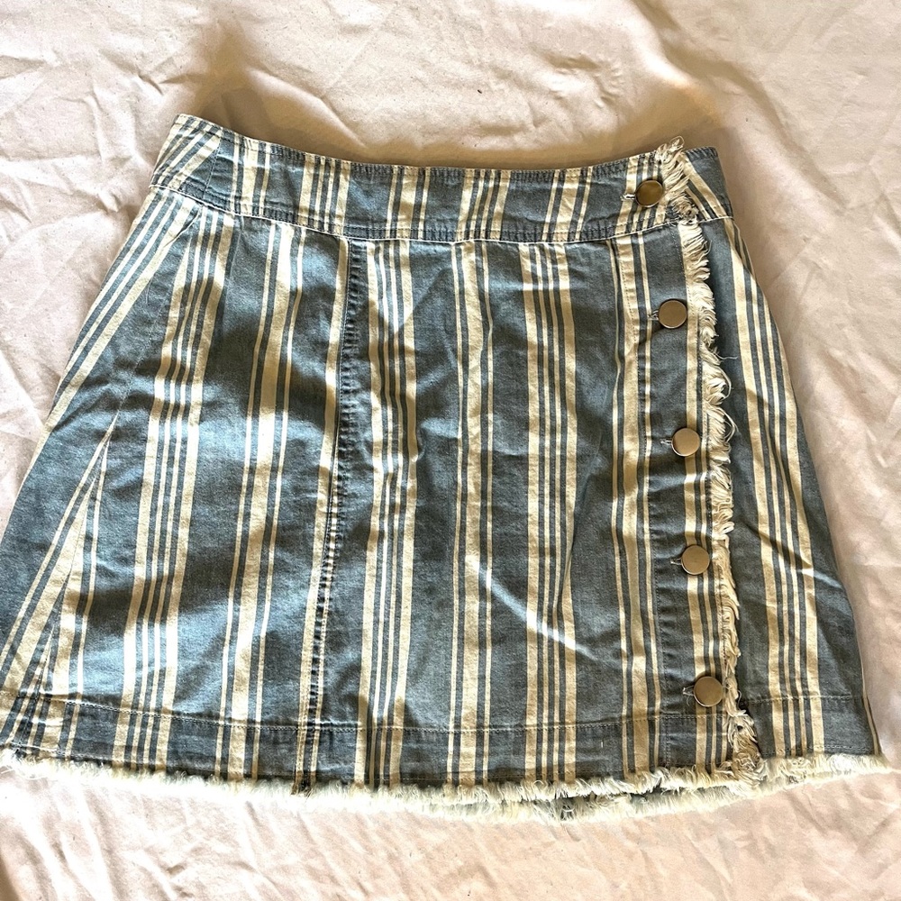 Striped BB Dakota mini skirt size 2